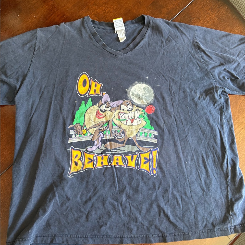 Warner Bros. Looney tunes Tazmanian Devil v neck